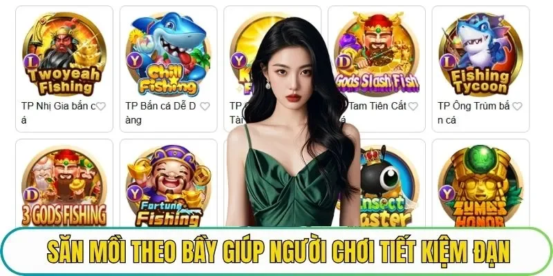 Săn mồi theo bầy giúp người chơi tiết kiệm đạn